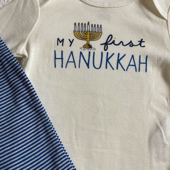 CARTER’S Boys 2-Piece “My First Hanukkah” Outfit - Picture 5 of 6
